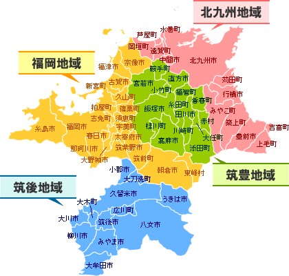 福岡地域MAP
